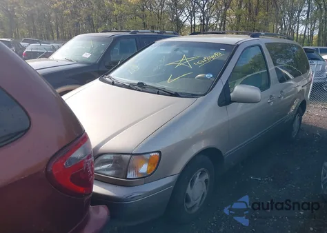 2002 Toyota Sienna Le из США, поврежденный, VIN 4T3ZF13C42U469088